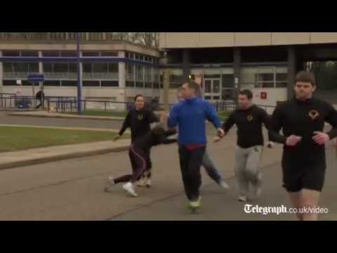 London 2012: Police tackle would-be Olympic torch protesters