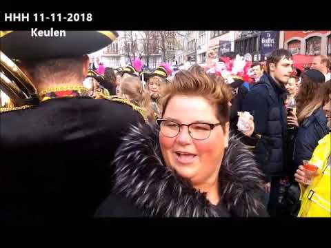 2018 1111 met de Rienblaozers uut Huusse’ (NL) naar Keulen. Opening carnavalsseizoen 2018-2019.