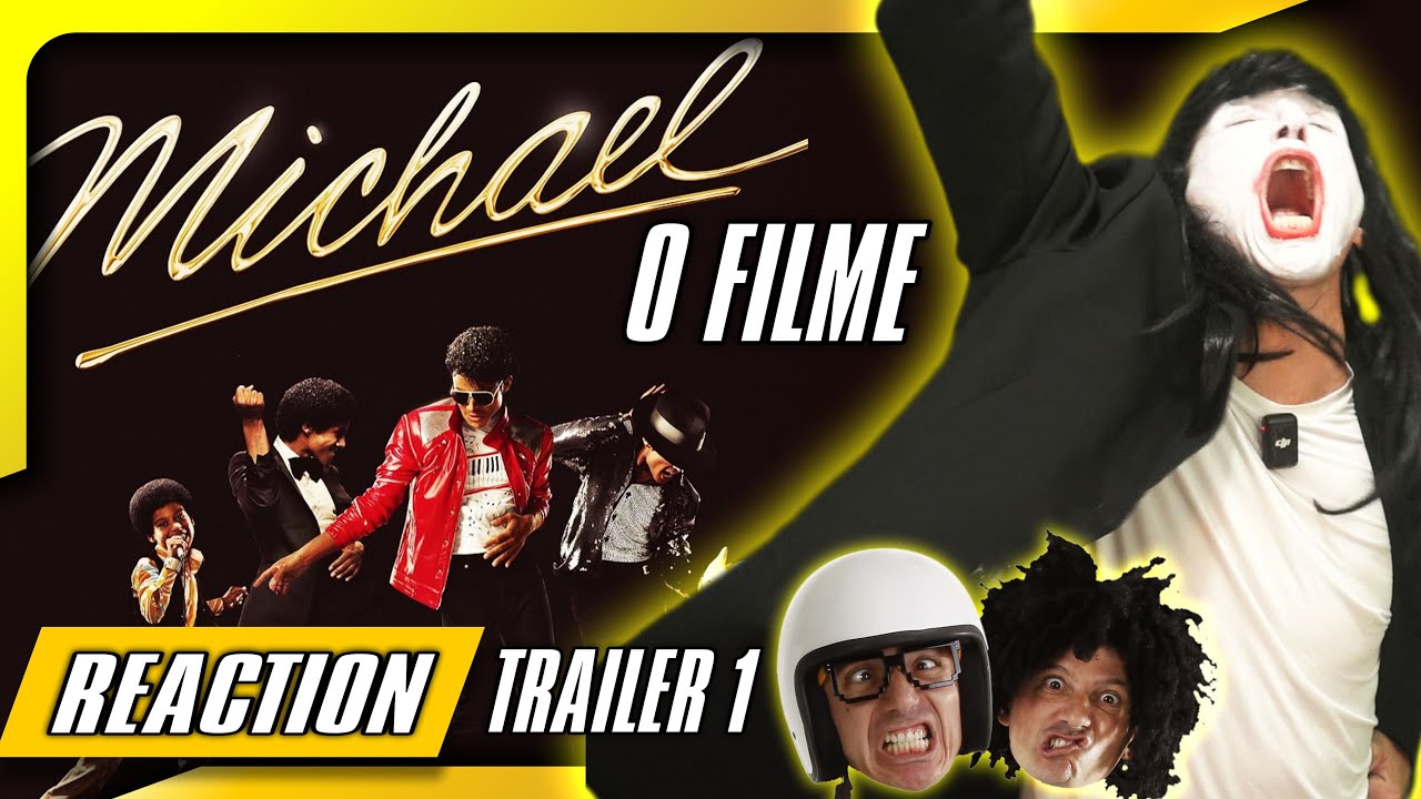 🎤🕺 Reação ao Trailer do Filme do Michael Jackson (2026) — Rodrigo Pirou de Emoção! 😱✨ #reaction