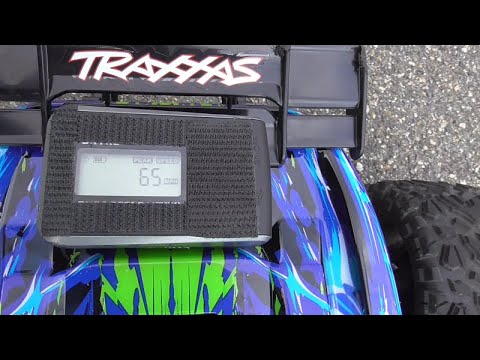 Traxxas Rustler 4X4 VXL Pinion Gear Speed Test