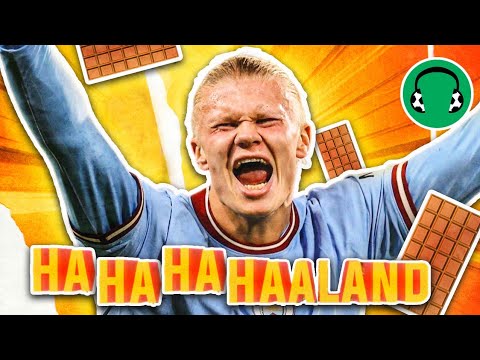 ♫ HAALAND É UMA MÁQUINA!!! 🔥🦾 [Lyric Video] | Paródia Moskau - Dschinghis Khan