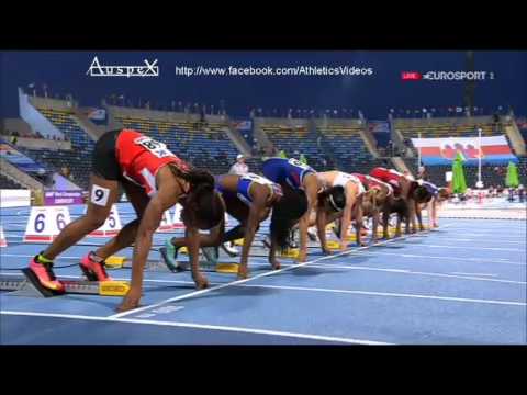 100m women final 2016 U20 world championships (+0.9m/s)