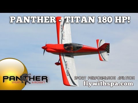 Panther LSA, Titan 180 Horsepower from Sport Performance Aviation