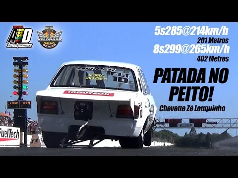 Chevette Zé Louquinho | 0 a 265 km/h em 8s299!