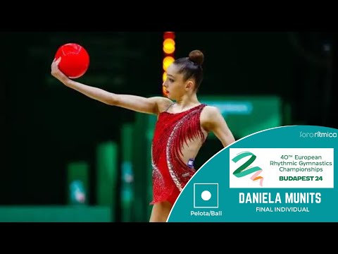 Daniela Munits (ISR) - Pelota/Ball - FINAL INDIVIDUAL - Budapest EC 2024