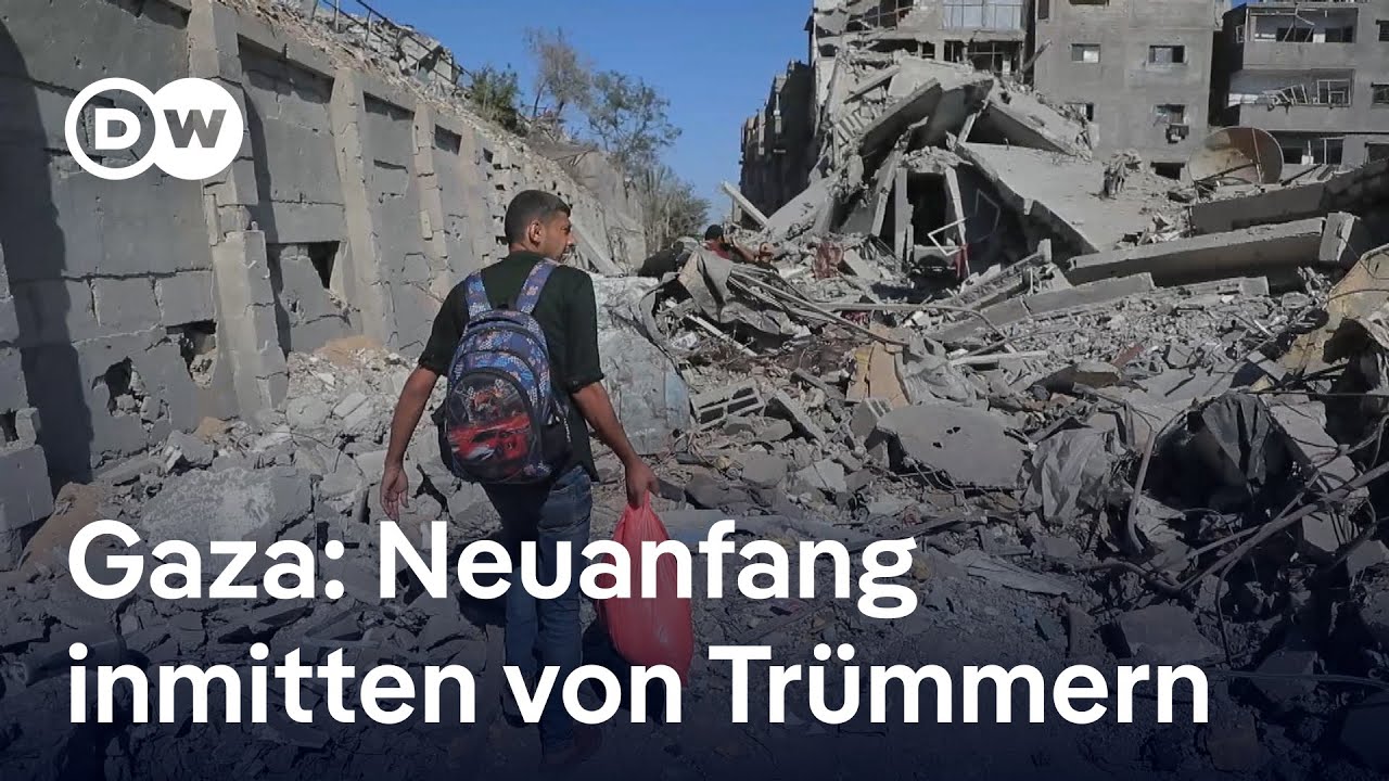 Gaza-Stadt: Vertriebene kehren in zerstörte Viertel zurück | DW Nachrichten