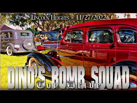 Dino's Bomb Squad Toy Drive 11/27/2022 Lowrider Bombs Alaniz Beatz