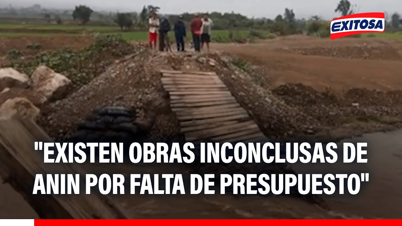 🔴🔵 Jefa del COER-Lambayeque: "Existen obras inconclusas de ANIN por falta de presupuesto"