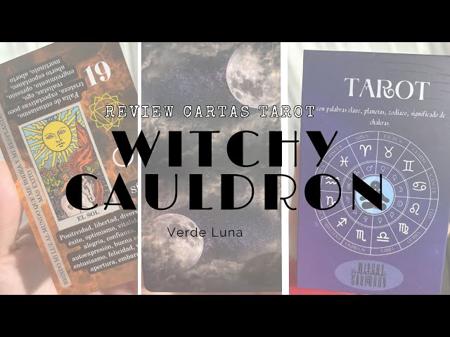 Vídeo relacionado con Witchy Cauldron - Bolsa de Tarot, Embalaje de Tarot Satinado y Tela de Almacenamiento, Soporte de Tarot y diseño de Tarot Spread (Burdés)