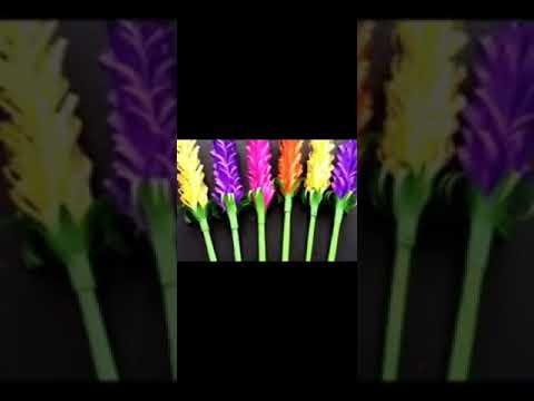 How to make beautiful paper flower⚘(FAHIMA NAJAZzVLOG)