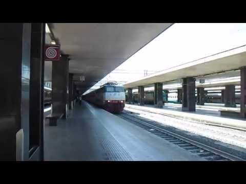 E444.098 in partenza con l' IC 518 "Tirreno" Roma Termini - Ventimiglia