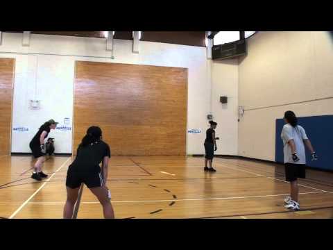 USHA HES PRO DOUBLES  BY WPH WOMEN'S SEMIS SANDY AU  DASKALAKIS VS JL  MCCOURT PT 1 OF 4