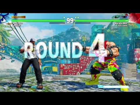 STREET FIGHTER V Zangief (Me) vs. Rashid