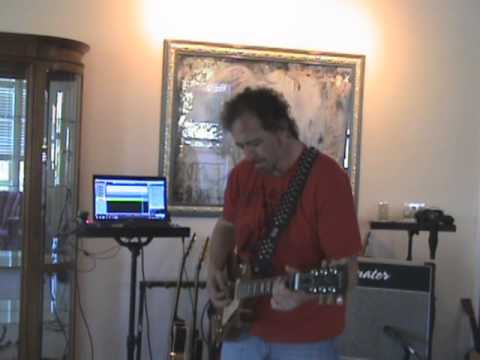 Slow blues improve jam on Egnater Renegade 212 with Gibson Goldtop Studio