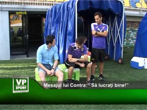 Mesajul lui Contra:” Să lucrați bine!”