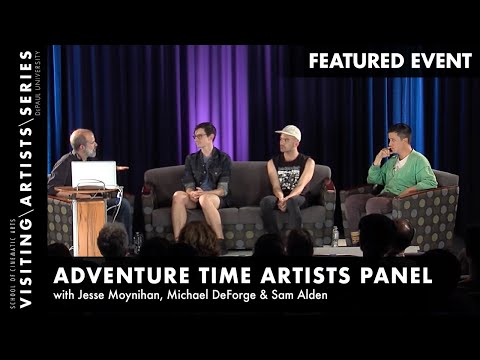 Jesse Moynihan, Michael DeForge, Sam Alden | Adventure Time Artists Panel | DePaul VAS