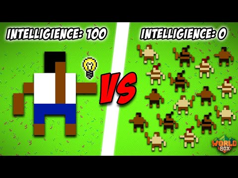 Can 50 Geniuses Beat 1,000 IDIOTS? - Worldbox