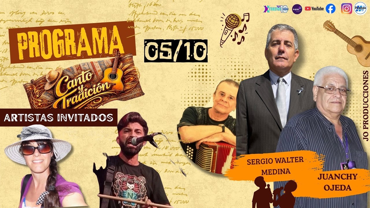 Canto y Tradición: Enzo Celiz, Tarragó Ros, Landriscina y Expo Rural 2026