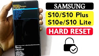 Samsung S10/S10+/S10e/S10 Lite Hard Reset | Factory reset Samsung Phone.