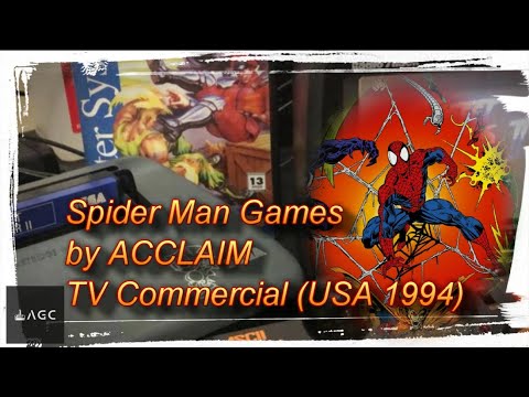 Game Archive - The Amazing Spider Man Games by ACCLAIM - TV Commercial (USA 1994)