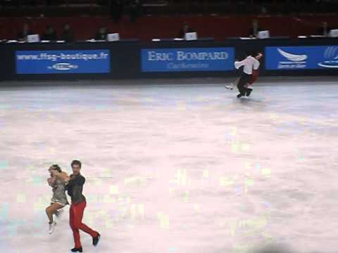 2012 Trophée Eric Bompard - Ice Dance FD Warm-Up