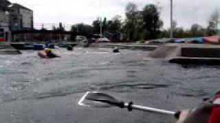 preview picture of video 'canoé kayak sortie des eaux vives de St  laurent BLg'