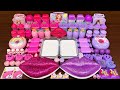 PINK Vs PURPLE Mixing Random Into GLOSSY Slime Satisfying Slime Video 461