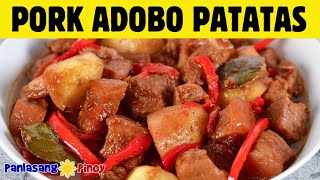 Braised Pork Recipe | Pork Adobo with Potato and Bell Peppers