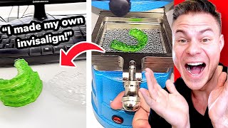 Orthodontist Reacts! Man Straightens Teeth At HOME!