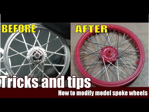 Tricks and Tips:how to modify model spoke wheels