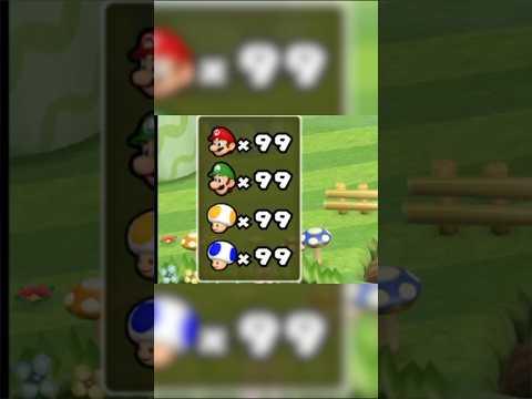 What happens if EVERYONE gets MAX lives #mariobros #secret #shorts