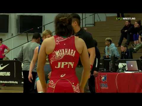 Women's Freestyle 53 Semi-Finals - Yu Miyahara (Japa) vs. Whitney Conder (U.S.)