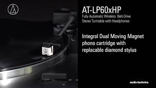 Video thumbnail for AT-LP60XHP Overview | Fully Automatic Belt-Drive Turntable with Headphones by Audio-Technica USA