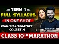 Complete CBSE English Literature Course A 10th Term 1 In One Shot Marathon Series