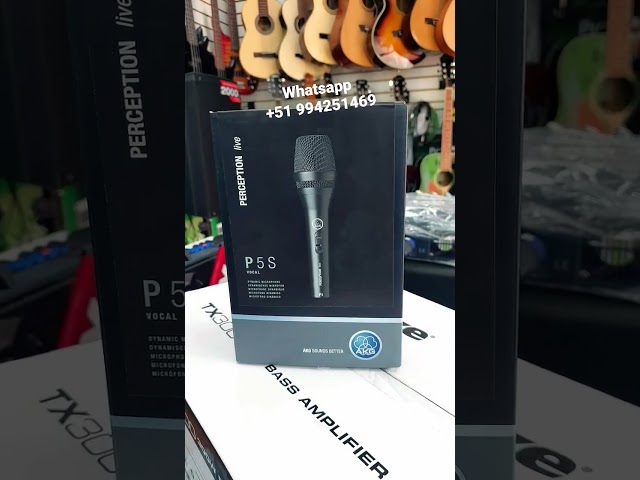 Vídeo relacionado con AKG P5S Micrófono vocal dinámico para directo profesional con botón