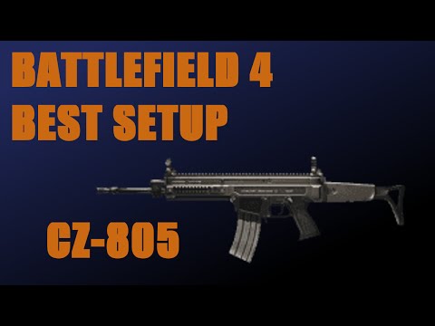 Battlefield 4 Best Setup: CZ-805 (Assault Rifle)