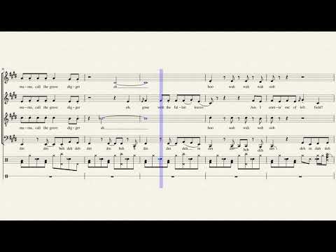 Feel It Still - Pentatonix (Full Sheet Music w/ Lyrics) Synth Version