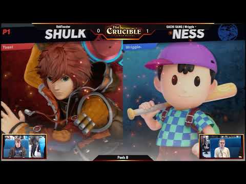 Smash @ TTH - OddToaster (Roy) vs GACHI GANG | Wriggle~ (Ness) -  Smash Ultimate (Pools)