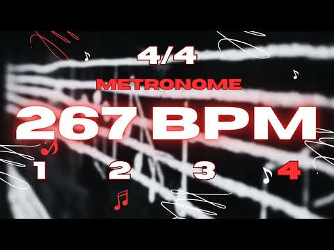 267 BPM - 4/4 Metronome