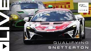 LIVE | Qualifying | Snetterton | British GT 2024 MQDEFAULT Thumbnail