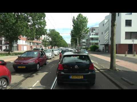 HTM MAT-rit R-NET tramlijn 17 Remise Zichtenburg - Wateringen (uitstaphalte Dorpskade) 2017