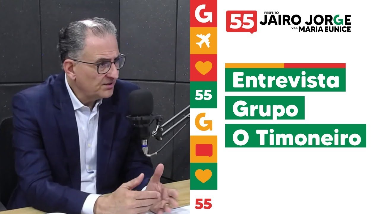 ENTREVISTA JORNAL TIMONEIRO - 29/08 #é55 #jairojorge #jairojorge55