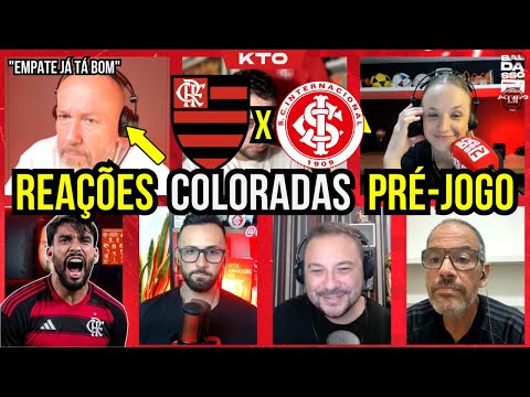 REAÇÕES DOS COLORADOS ANTES DE ENFRENTAR FLAMENGO - REAÇÕES MIDIA GAUCHA - REAÇÃO BALDASSO TV