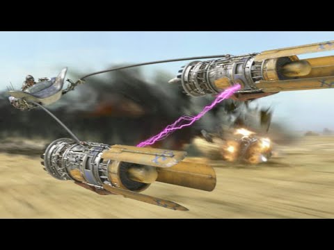 Podrace First Lap [4K HDR] - Star Wars: The Phantom Menace