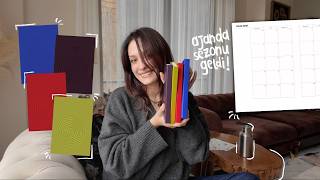 hayalimdeki ajandayı yaptık📔| flow 2027, içindekiler, stickerlar, ben nasıl kull
