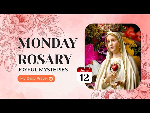 THE ROSARY TODAY ❣️JOYFUL MYSTERIES ❣️JUNE 12, 2023 HOLY ROSARY MONDAY