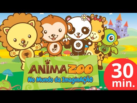 Músicas Infantis Educativas - Álbum completo "No Mundo Da Imaginação" | Animazoo Kids 🦁🐼🐵🦒🦜