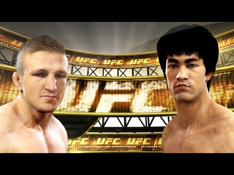 EA SPORTS UFC - TJ Dillashaw vs Bruce Lee CPU vs CPU Fight Simulation (Pro Difficulty)