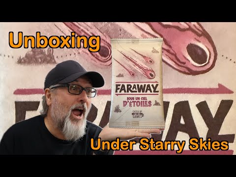 FARAWAY Board Game Expansion | Under Starry Skies (Sous Un Ciel D’etoiles) Unboxing | Catch Up Games
