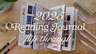 2025 reading journal flip through! 🌷🌟